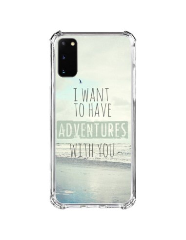 Cover Samsung Galaxy S20 FE I want to have adventures with you - Sylvia Cook