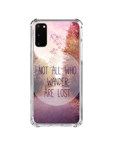 Samsung Galaxy S20 FE Case Not all who wander are lost - Sylvia Cook