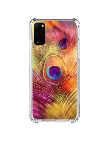 Samsung Galaxy S20 FE Case Plume Peacock Multicolor - Sylvia Cook