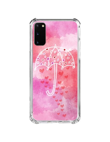 Coque Samsung Galaxy S20 FE Parapluie Coeur Love Amour - Sylvia Cook