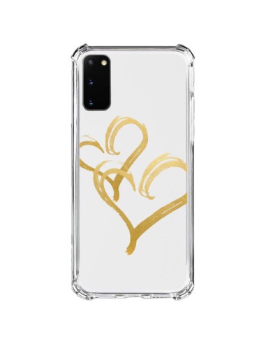 Coque Samsung Galaxy S20 FE Deux Coeurs Love Amour Transparente - Sylvia Cook