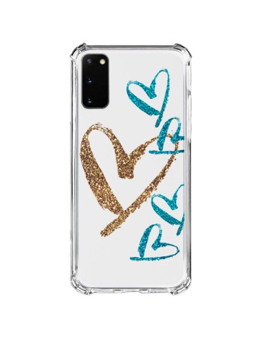 Coque Samsung Galaxy S20 FE Coeurs Heart Love Amour Transparente - Sylvia Cook