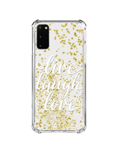 Samsung Galaxy S20 FE Case Live, Laugh, Love Clear - Sylvia Cook