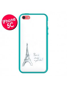 Coque Paris is always a good idea pour iPhone 5C - Léa Clément 2