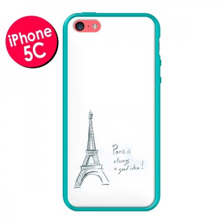 Coque Paris is always a good idea pour iPhone 5C - Léa Clément Coque Paris is always a good idea pour iPhone 5C - Léa Clément
