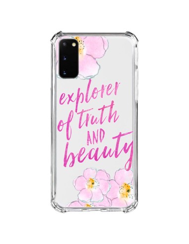 Samsung Galaxy S20 FE Case Explorer of Truth and Beauty Clear - Sylvia Cook