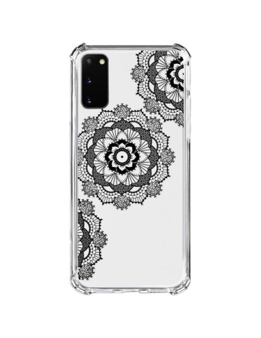 Samsung Galaxy S20 FE Case Triple Mandala Black Clear - Sylvia Cook