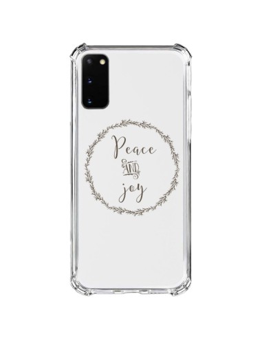 Samsung Galaxy S20 FE Case Peace and Joy Clear - Sylvia Cook