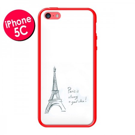 Coque Paris is always a good idea pour iPhone 5C - Léa Clément Coque Paris is always a good idea pour iPhone 5C - Léa Clément