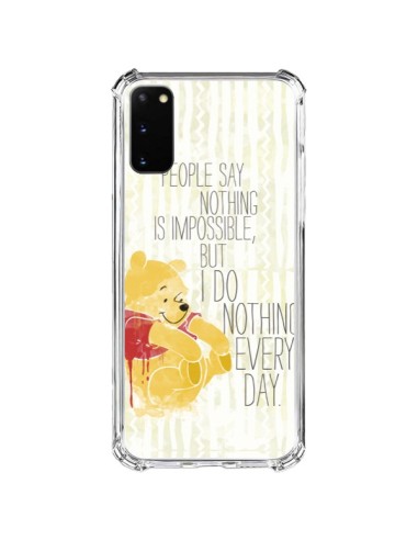 Coque Samsung Galaxy S20 FE Winnie I do nothing every day - Sara Eshak