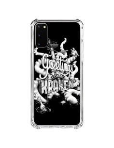 Samsung Galaxy S20 FE Case Greetings from the kraken Octopus Tentacles - Senor Octopus