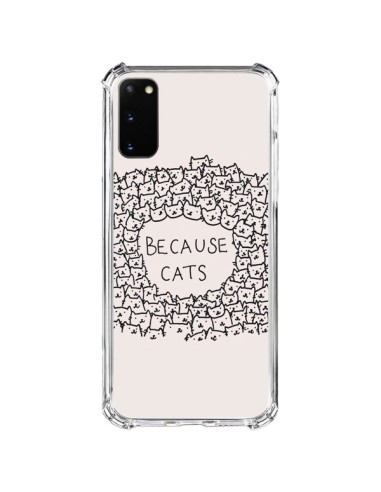 Coque Samsung Galaxy S20 FE Because Cats chat - Santiago Taberna