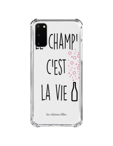 Samsung Galaxy S20 FE Case The Field is Life Clear - Les Vilaines Filles