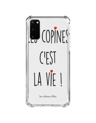 Cover Samsung Galaxy S20 FE Les copines, c'est la vie Trasparente - Les Vilaines Filles