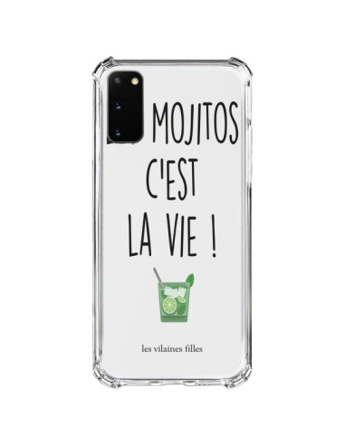 Cover Samsung Galaxy S20 FE Les Mojitos, c'est la vie Trasparente - Les Vilaines Filles