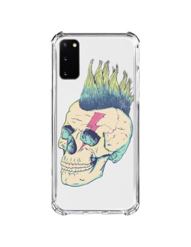 Coque Samsung Galaxy S20 FE Tête de Mort Crane Punk Transparente - Victor Vercesi