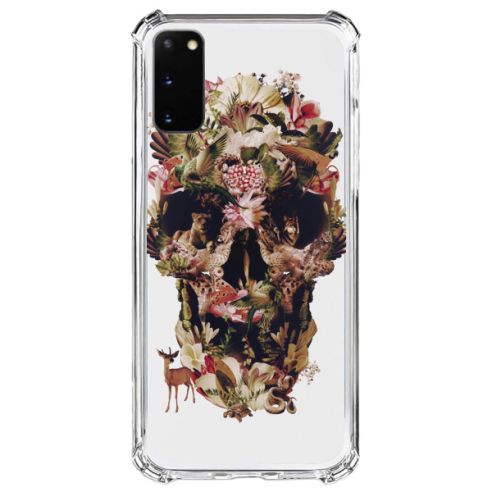 Coque Samsung Galaxy S20 FE Jungle Skull Tête de Mort Transparente - Ali Gulec
