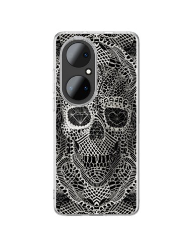Coque Huawei P50 Pro Skull Lace Tête de Mort - Ali Gulec