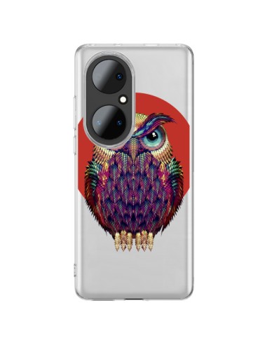 Cover Huawei P50 Pro Gufo Hibou Trasparente  - Ali Gulec