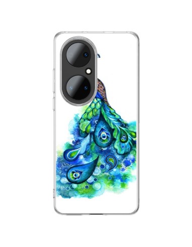 Coque Huawei P50 Pro Paon Multicolore - Annya Kai