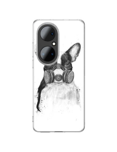 Coque Huawei P50 Pro Tagueur Bulldog Dog Chien Big City Life - Balazs Solti