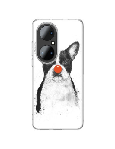 Huawei P50 Pro Case Clown Bulldog Dog - Balazs Solti