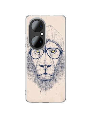 Huawei P50 Pro Case Cool Lion Glasses - Balazs Solti
