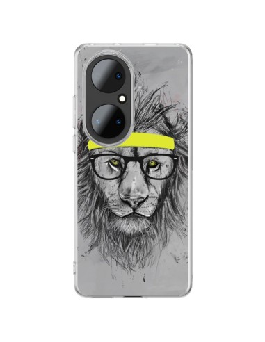 Huawei P50 Pro Case Hipster Lion - Balazs Solti