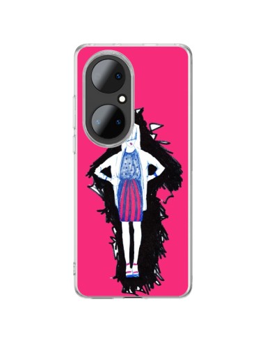 Coque Huawei P50 Pro Lola Femme Fashion Mode Rose - Cécile