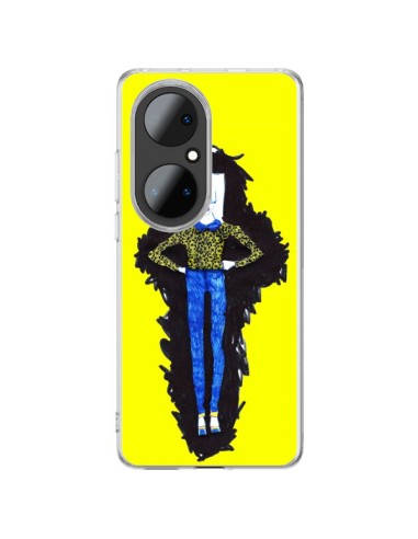 Coque Huawei P50 Pro Julie Femme Fashion Mode Jaune - Cécile