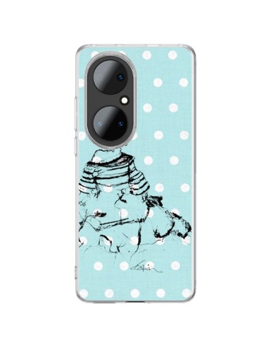 Coque Huawei P50 Pro Croquis Pois Femme Fashion Mode - Cécile