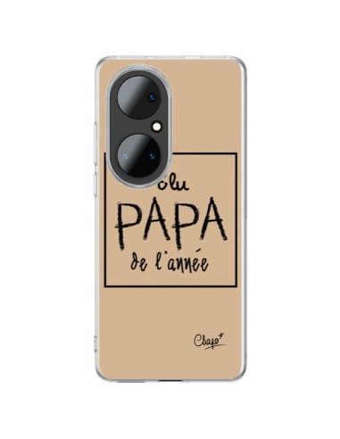Huawei P50 Pro Case Elected Dad of the Year Beige - Chapo