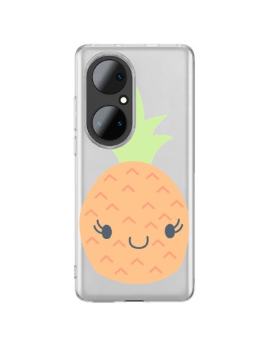 Coque Huawei P50 Pro Ananas Pineapple Fruit Transparente - Claudia Ramos