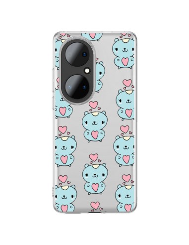 Huawei P50 Pro Case Hamster Love Clear - Claudia Ramos