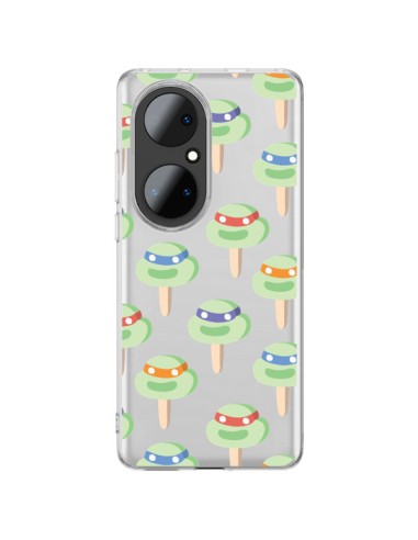 Cover Huawei P50 Pro Tartarughe Ninja Trasparente - Claudia Ramos