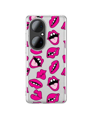 Huawei P50 Pro Case Lips Kiss Clear - Claudia Ramos