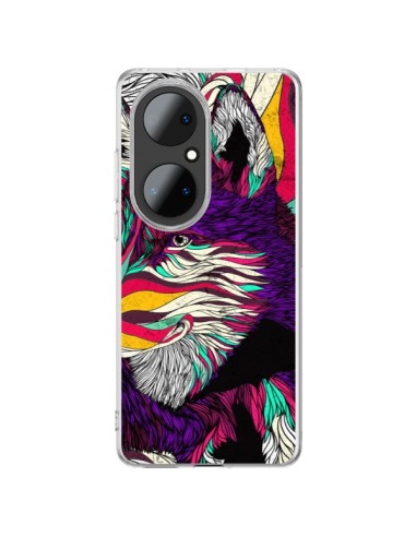 Huawei P50 Pro Case Husky Wolfdog Colorful - Danny Ivan