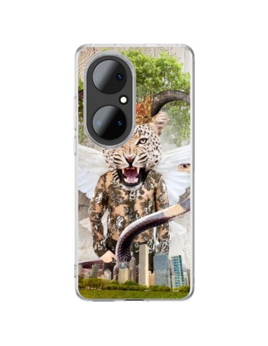 Coque Huawei P50 Pro Hear Me Roar Leopard - Eleaxart