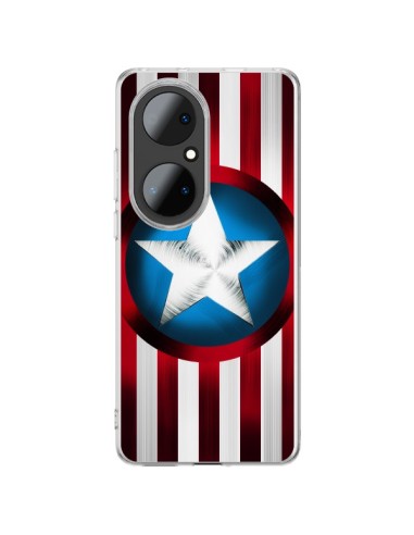 Coque Huawei P50 Pro Captain America Great Defender - Eleaxart