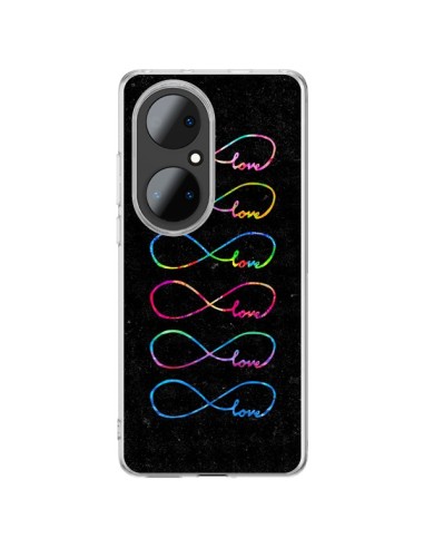 Huawei P50 Pro Case Love Forever Black - Eleaxart