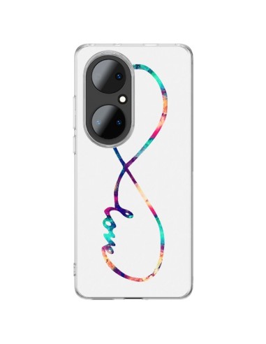 Huawei P50 Pro Case Love Forever Colorful - Eleaxart