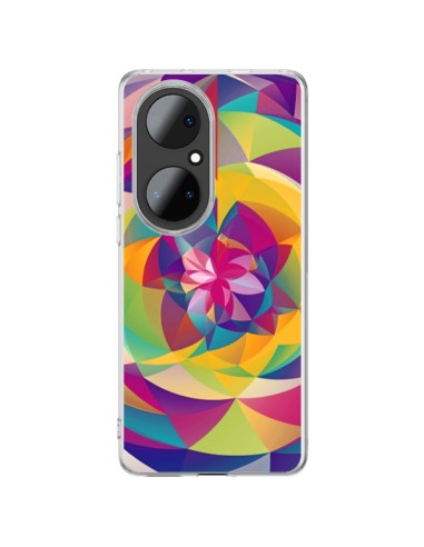 Coque Huawei P50 Pro Acid Blossom Fleur - Eleaxart