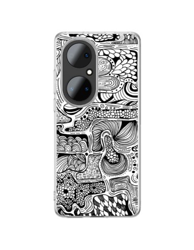 Coque Huawei P50 Pro Reflejo Reflet Noir et Blanc - Eleaxart