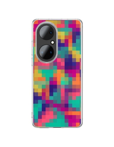 Coque Huawei P50 Pro Exotic Mosaic Pixels Azteque - Eleaxart