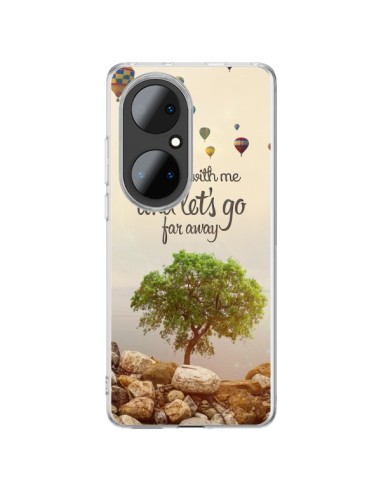 Coque Huawei P50 Pro Let's Go Far Away Ballons - Eleaxart