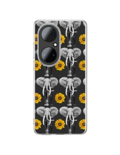 Coque Huawei P50 Pro Elephant Tournesol - Eleaxart