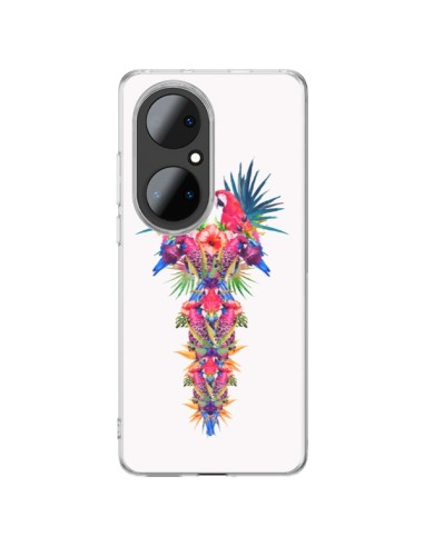 Coque Huawei P50 Pro Parrot Kingdom Royaume Perroquet - Eleaxart