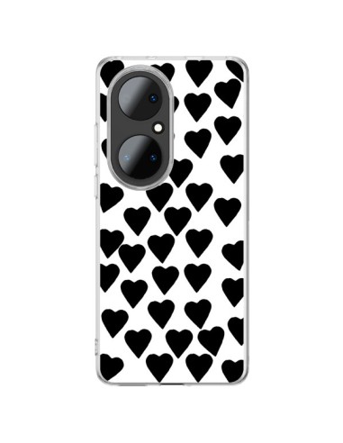 Coque Huawei P50 Pro Coeur Noir - Project M