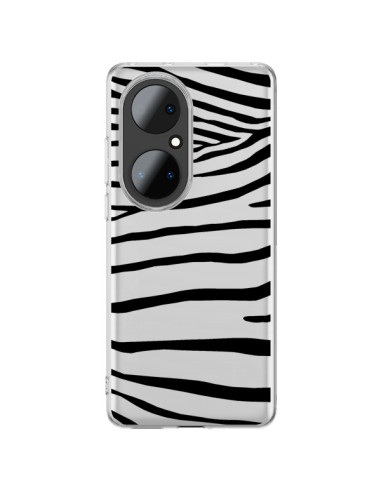 Coque Huawei P50 Pro Zebre Zebra Noir Transparente - Project M