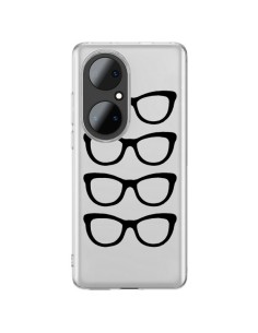 Coque Huawei P50 Pro Sunglasses Lunettes Soleil Noir Transparente - Project M